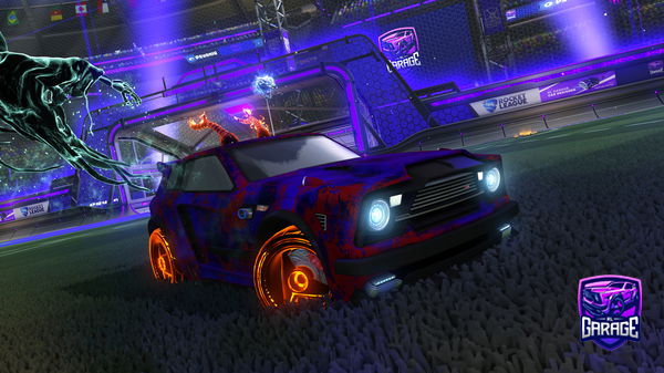 A Rocket League car design from tomlemn