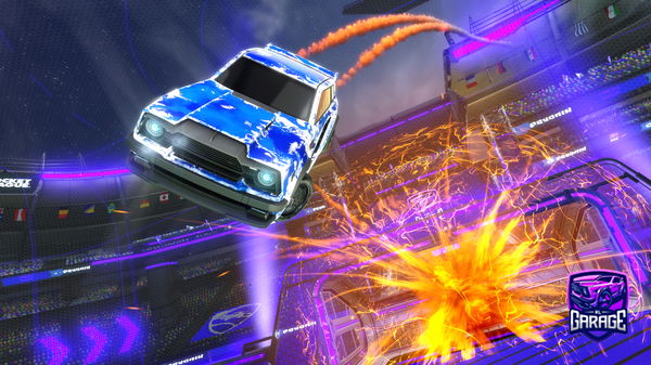 A Rocket League car design from Lonely_xit