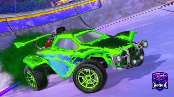 A Rocket League car design from Cr7_hgsj87