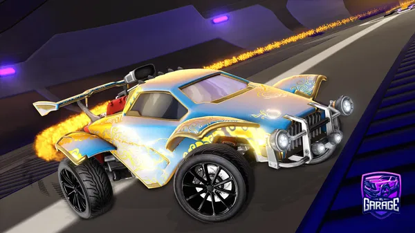 A Rocket League car design from Zirered