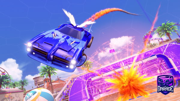 A Rocket League car design from zhgcv