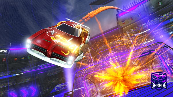 A Rocket League car design from I9R0TI