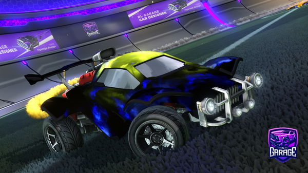 A Rocket League car design from doctorxboxlive