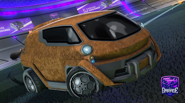 A Rocket League car design from Caffedoggo