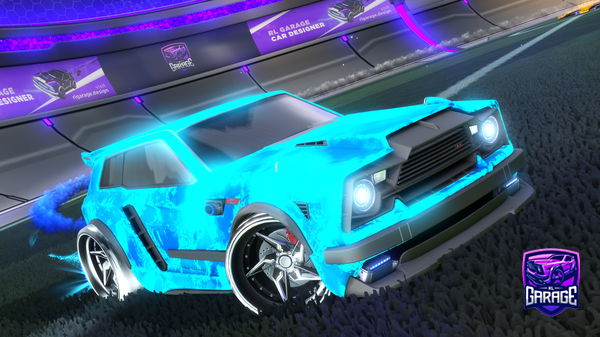 A Rocket League car design from Alezitalian