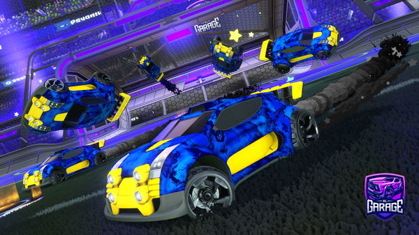 A Rocket League car design from StillGalactical