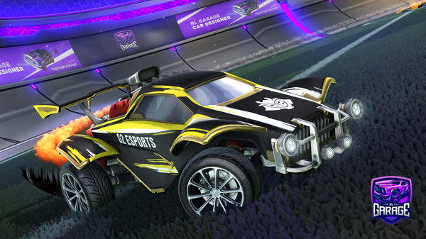 A Rocket League car design from Tensory