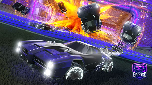 A Rocket League car design from LMKatb