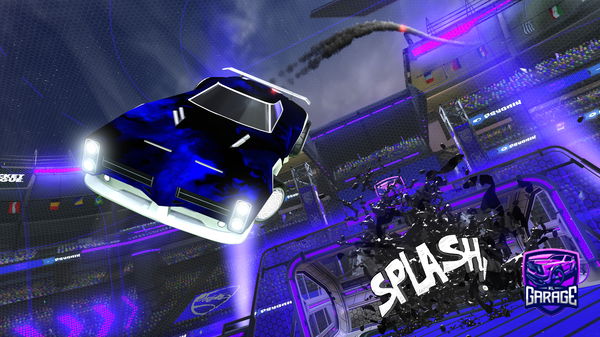 A Rocket League car design from VAZR-BK