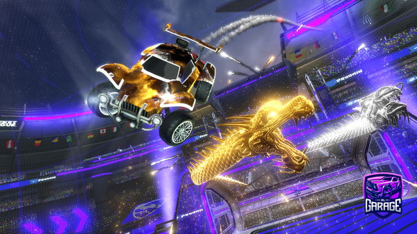 A Rocket League car design from HoopFestBaller30