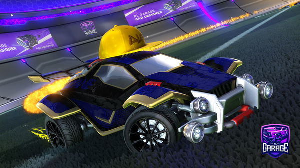 A Rocket League car design from Cxrdinal_YT