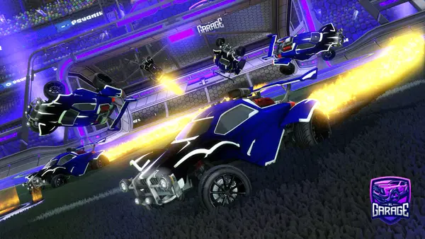A Rocket League car design from gummiharalds
