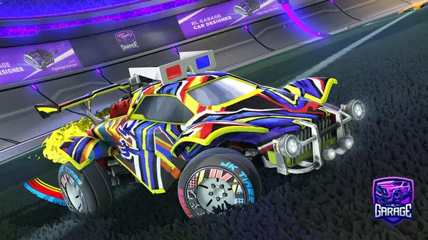 A Rocket League car design from ItsGiuze