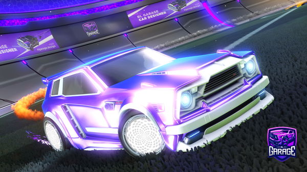A Rocket League car design from CR-P-H-Y-C-O