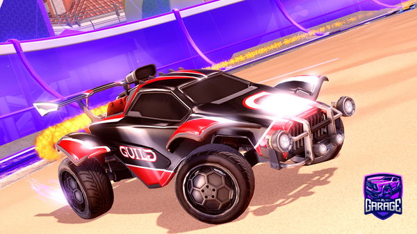 A Rocket League car design from Crayonzs