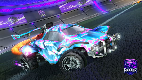 A Rocket League car design from RXNova