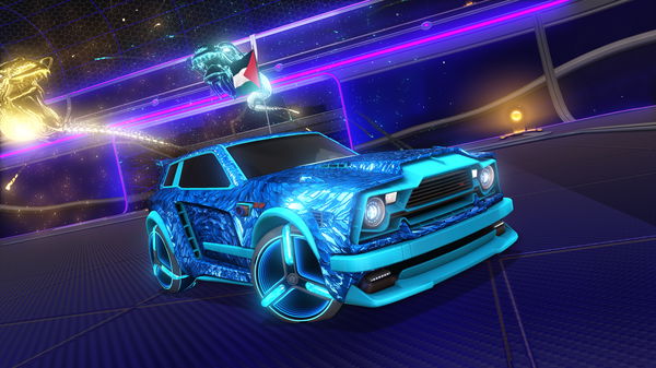 A Rocket League car design from bebo2012