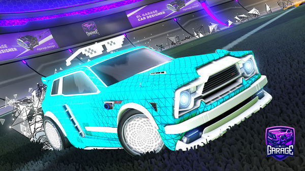 A Rocket League car design from PatriotaTuga