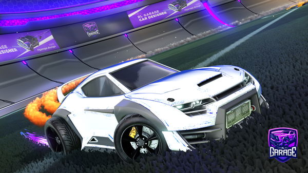 A Rocket League car design from MrWoodTTV