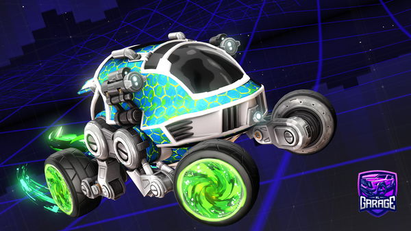 A Rocket League car design from Maicon345