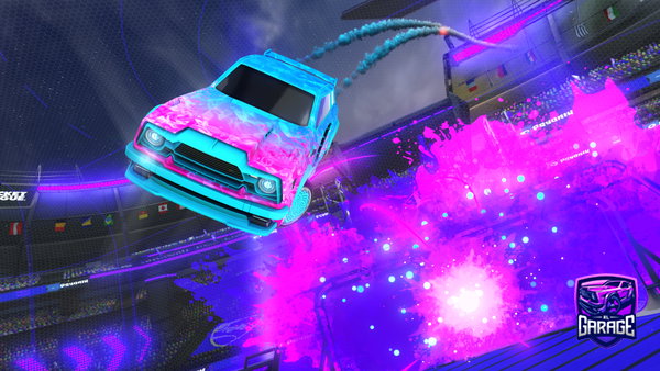 A Rocket League car design from TheGreatHoldini