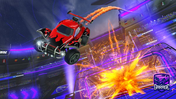 A Rocket League car design from iKfB