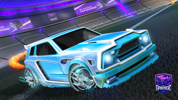A Rocket League car design from sebyboy34