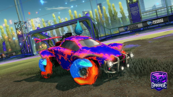 A Rocket League car design from CrispHydra83098