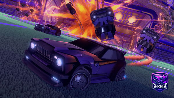 A Rocket League car design from Pekkadox93