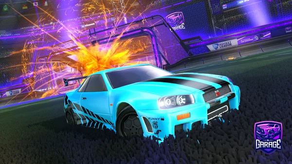 A Rocket League car design from patatotron