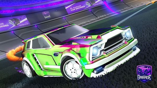 A Rocket League car design from squishynuggets