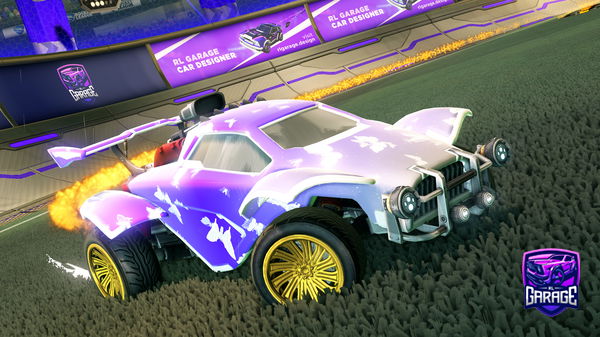 A Rocket League car design from DRACHENTRAX