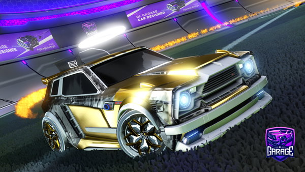 A Rocket League car design from HelplessFox05