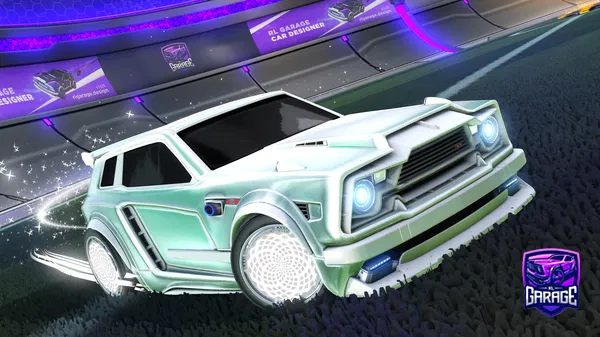A Rocket League car design from xipp
