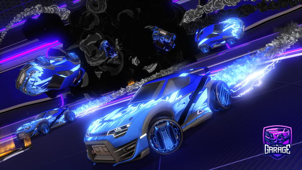 A Rocket League car design from 1kYen