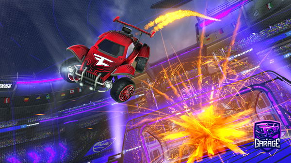 A Rocket League car design from RaccoonsYum