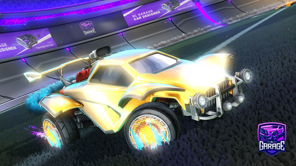 A Rocket League car design from Chickenboi77