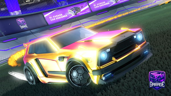 A Rocket League car design from FutureMerlin