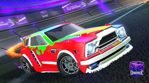 A Rocket League car design from StrayBox1694