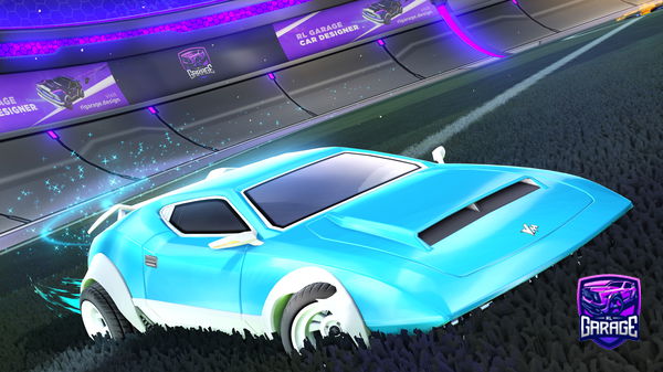 A Rocket League car design from GoBlitzy