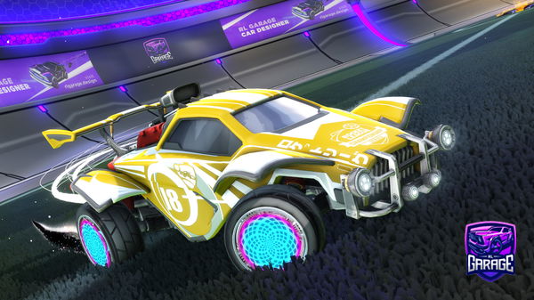 A Rocket League car design from LARSONCARLSON933