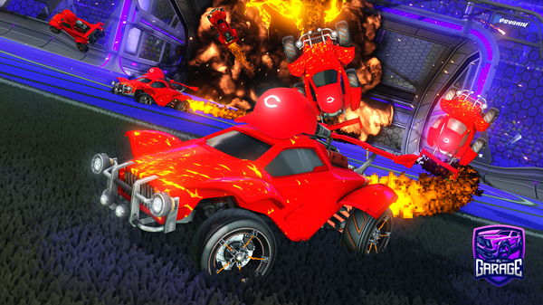 A Rocket League car design from xdcgreen2011