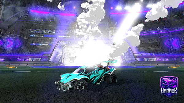 A Rocket League car design from spooned