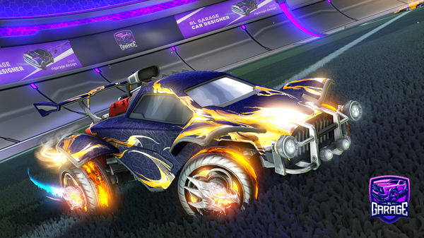 A Rocket League car design from RagedDragon6279