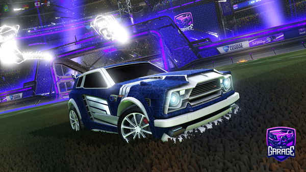 A Rocket League car design from Waffled