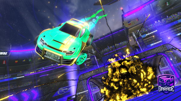 A Rocket League car design from SoapTastesOk