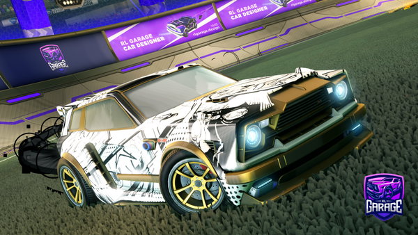 A Rocket League car design from Flamingo77