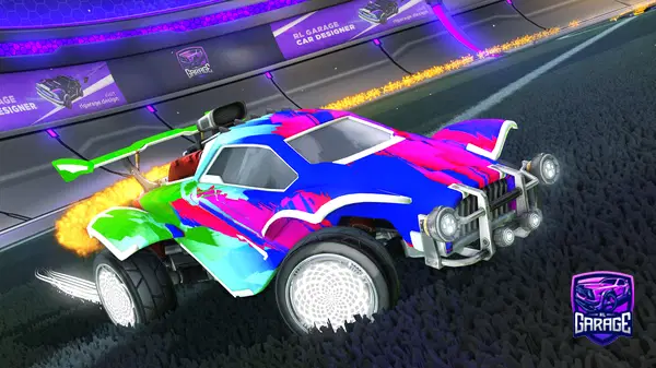 A Rocket League car design from Temptx