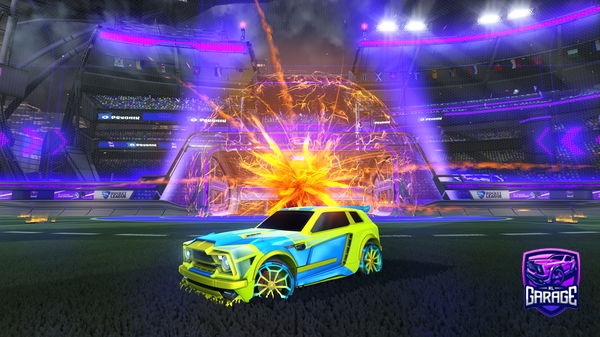 A Rocket League car design from Juan9321
