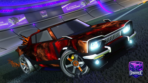 A Rocket League car design from DolusArprego